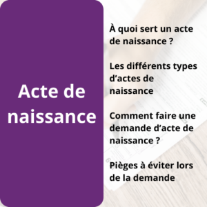 Demande d’acte de naissance pour une naissance à l’étranger : guide complet
