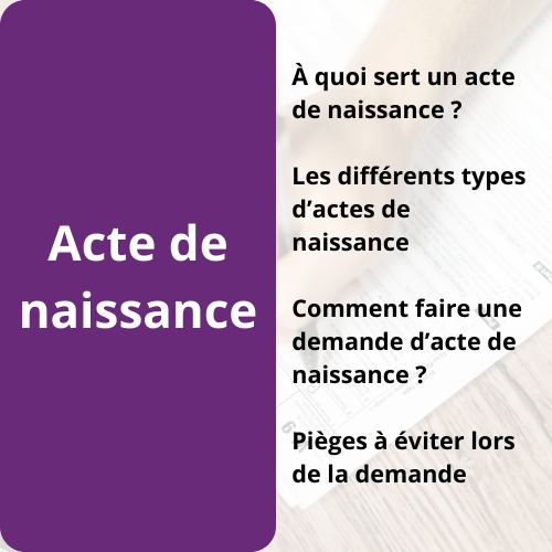 You are currently viewing Demande d’acte de naissance pour une naissance à l’étranger : guide complet