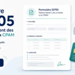 Comment remplir le formulaire S3705 pour rattacher un enfant a la CPAM ?